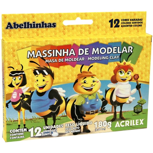 Foto do Produto MASSA MODELAR 180G C/12 ACRILEX 07012