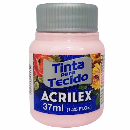 Foto do Produto TINTA TECIDO ROSA BEBE 37ML ACRILEX 813